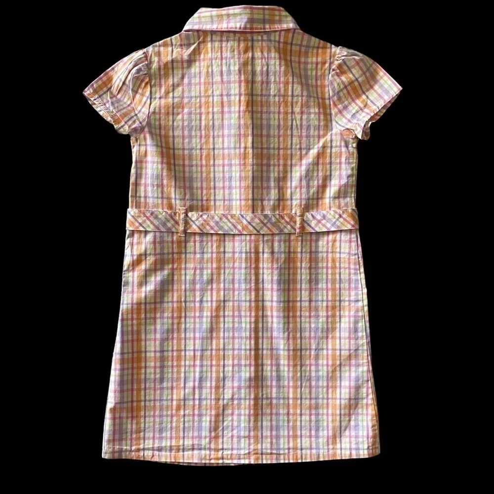 GYMBOREE-PASTEL PLAID DRESS
